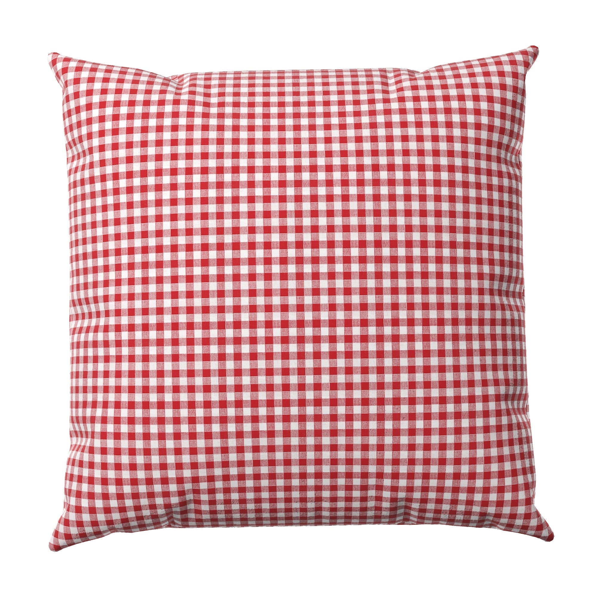 Throw Pillow in Gingham - Cherry
