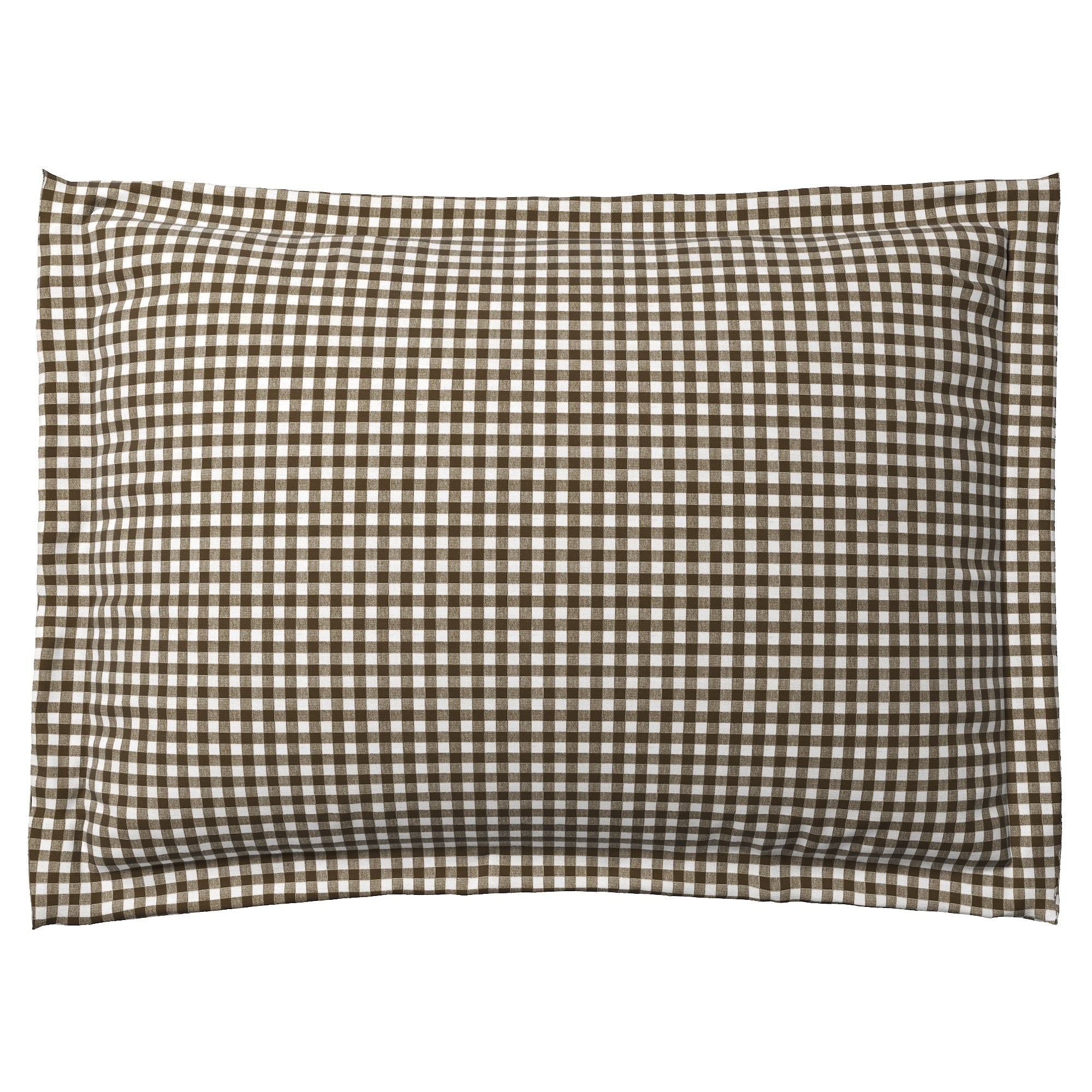 Pillow Sham in Gingham - Chestnut