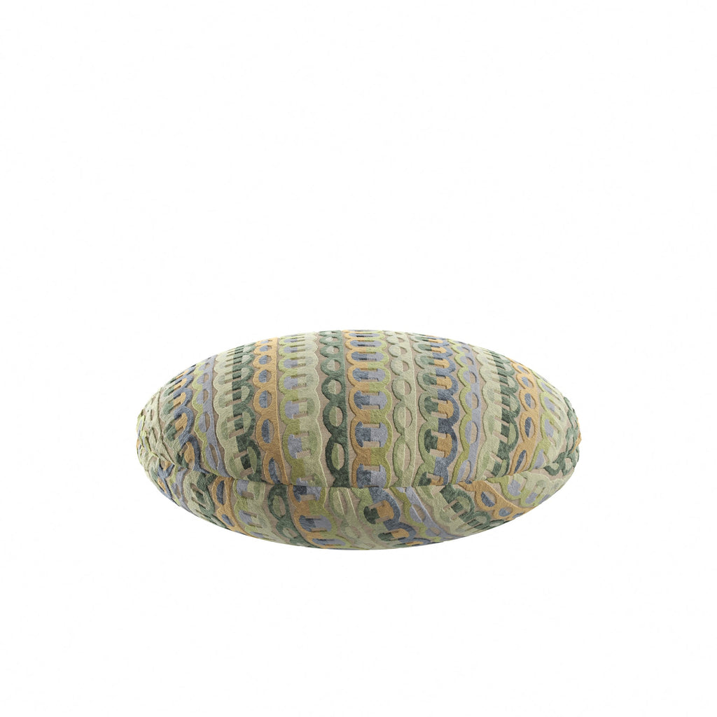 Circular Throw Pillow in Missing Link Agave