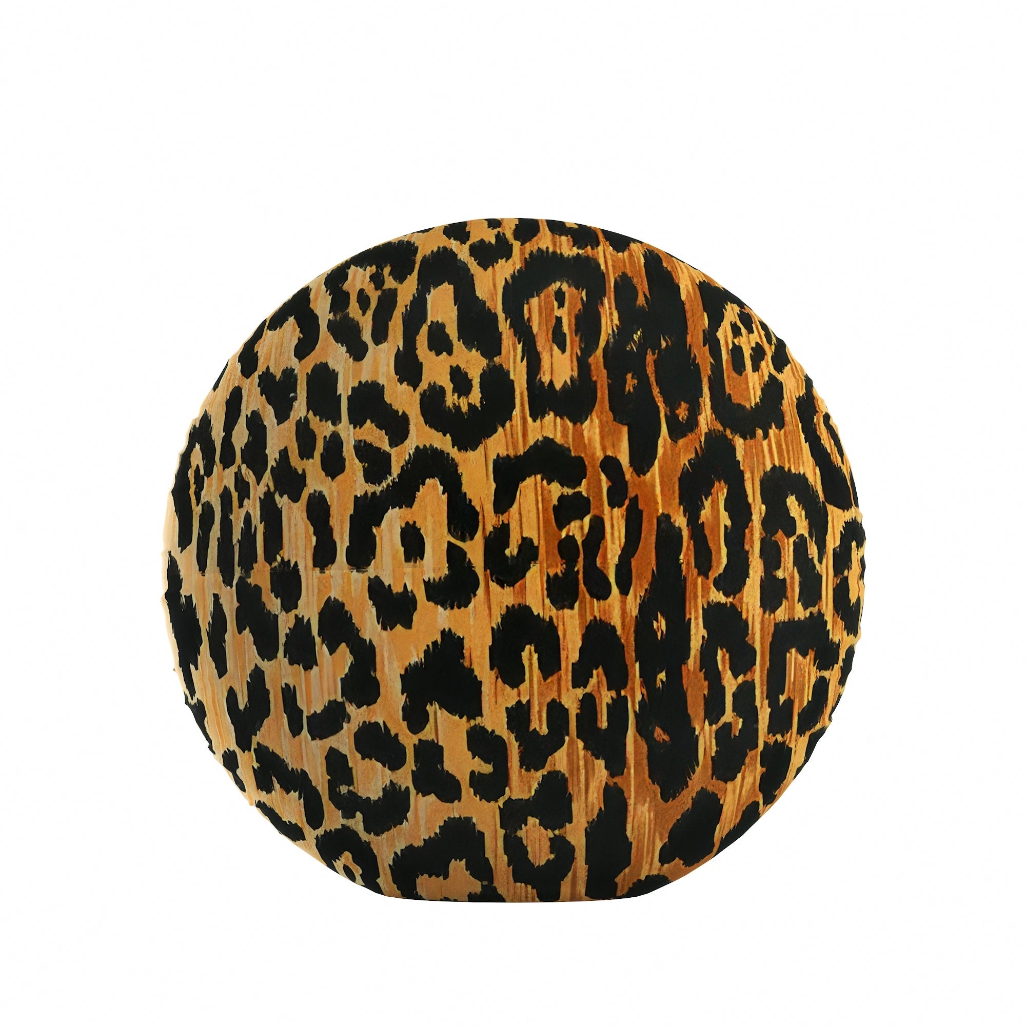 Circular Throw Pillow in Untamed Natural
