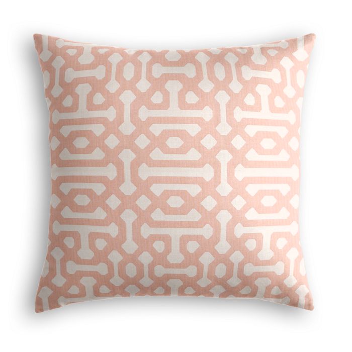 Outdoor Pillow in Sunbrella® Fretwork - Cameo