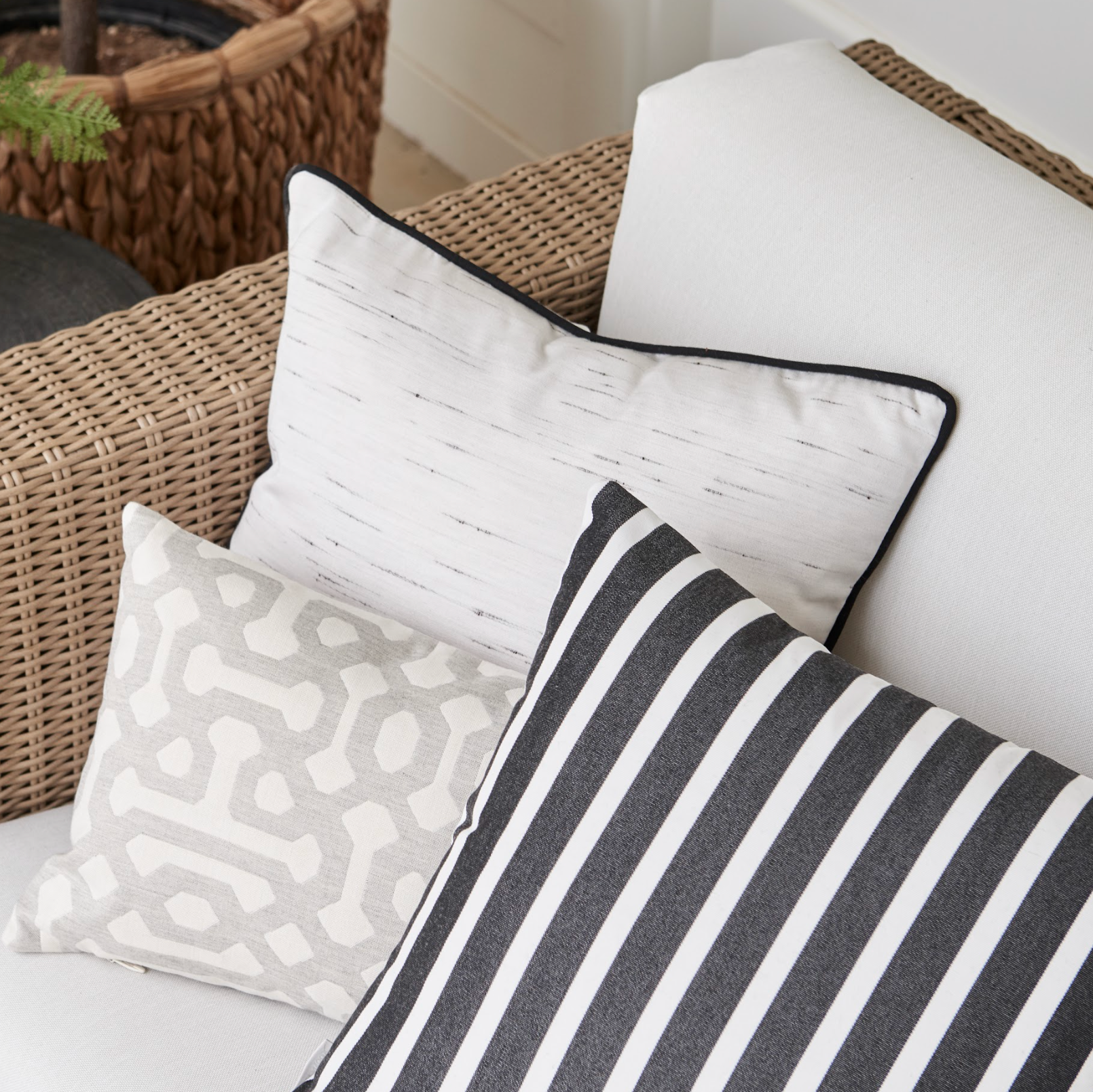 Sunbrella® Fretwork - Pewter