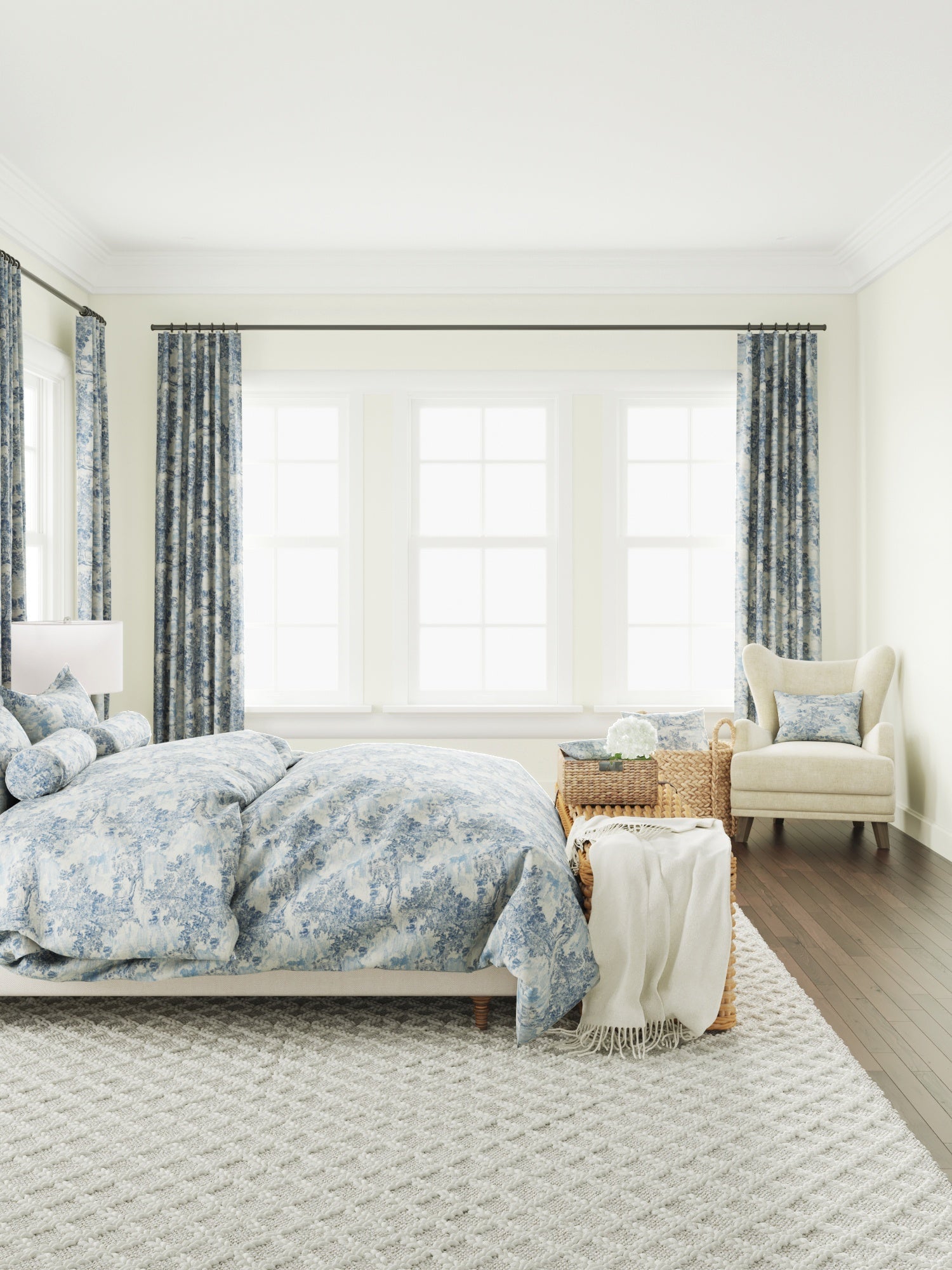 Country Toile - Sapphire