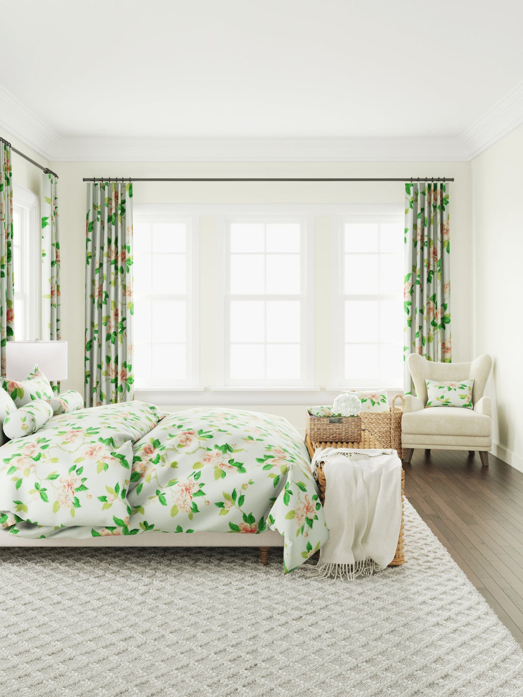 Grandma's Floral - Coral