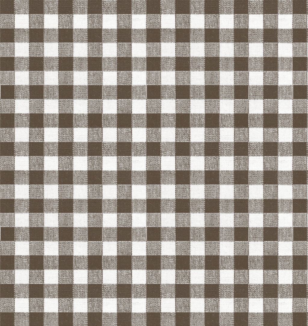 Pillow Sham in Gingham - Chestnut
