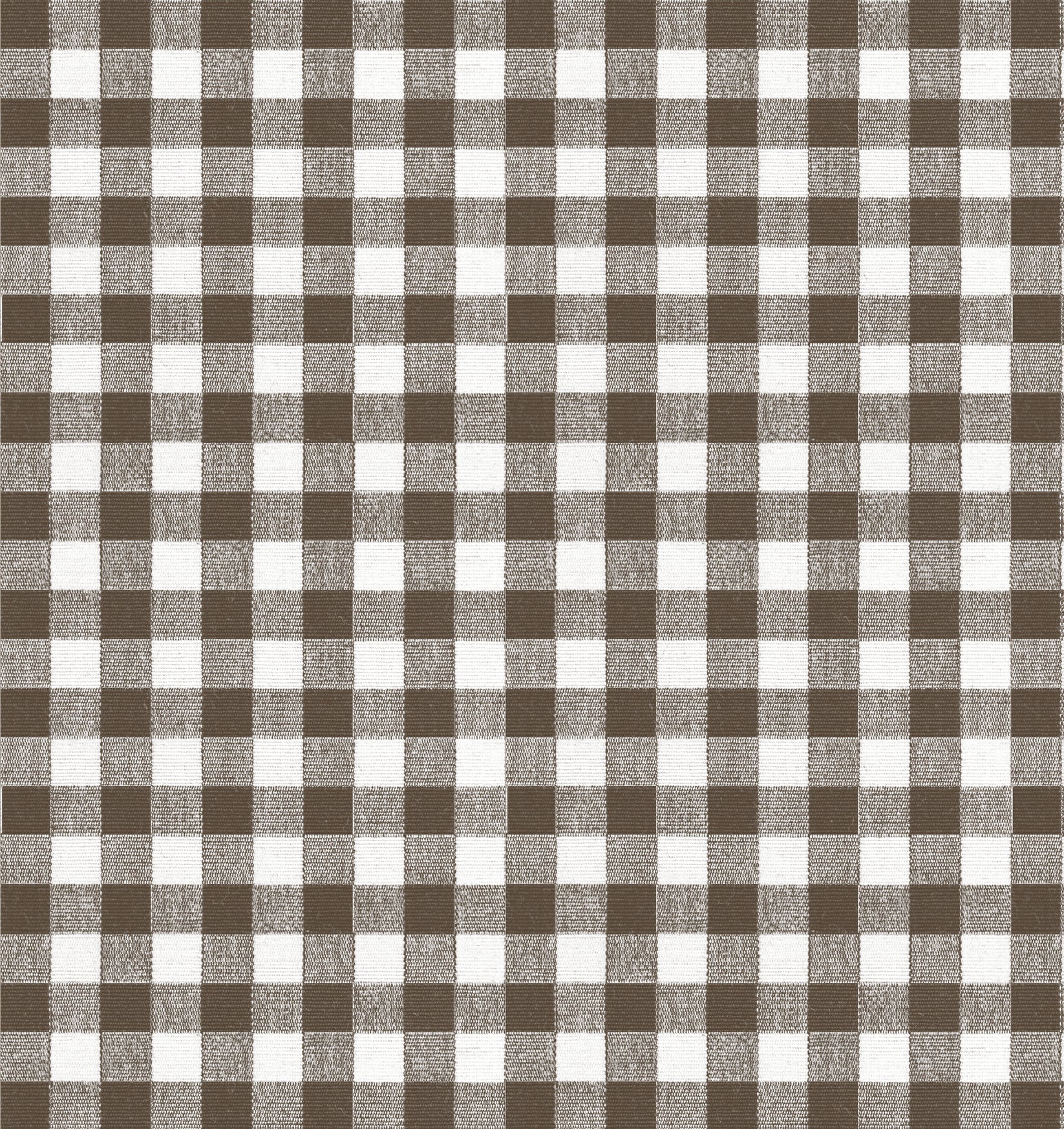 Pillow Sham in Gingham - Chestnut
