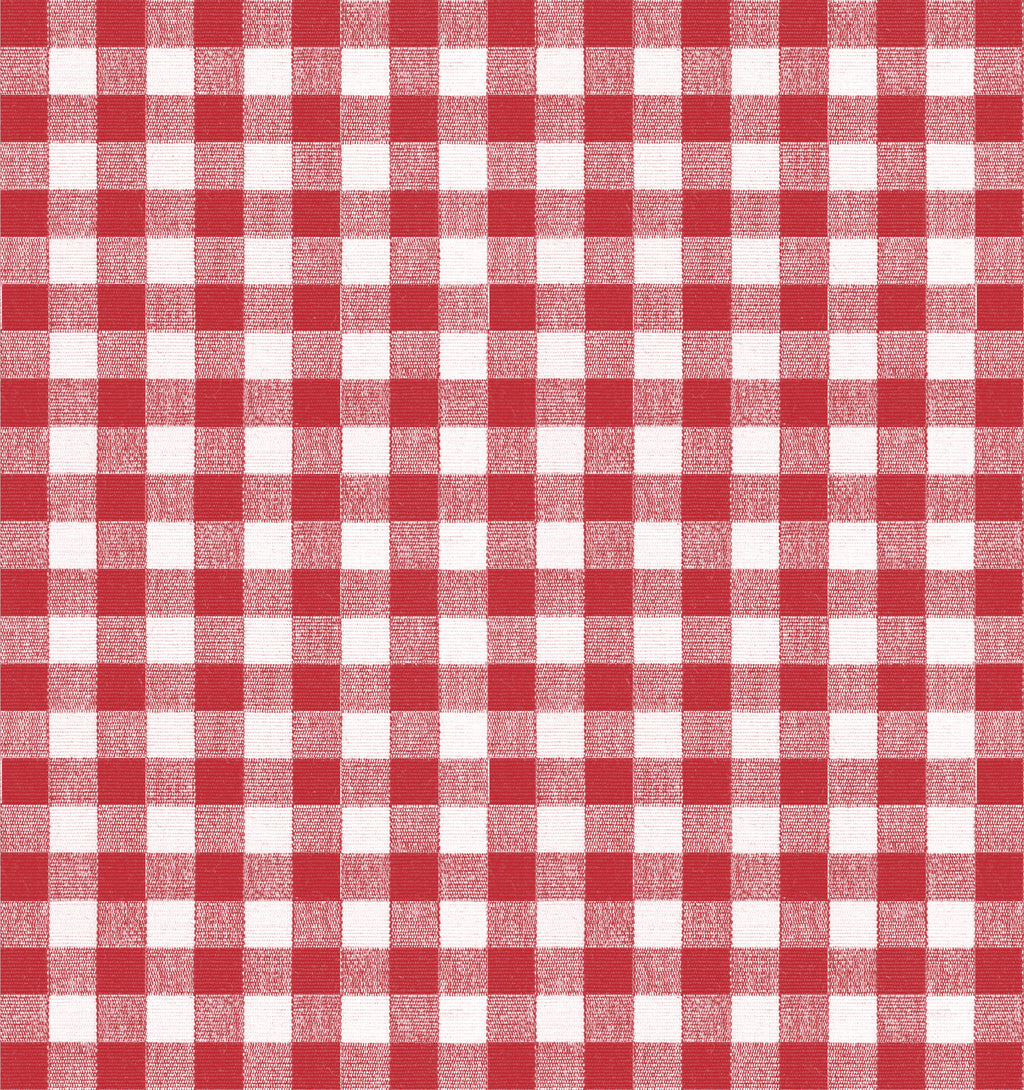 Throw Pillow in Gingham - Cherry