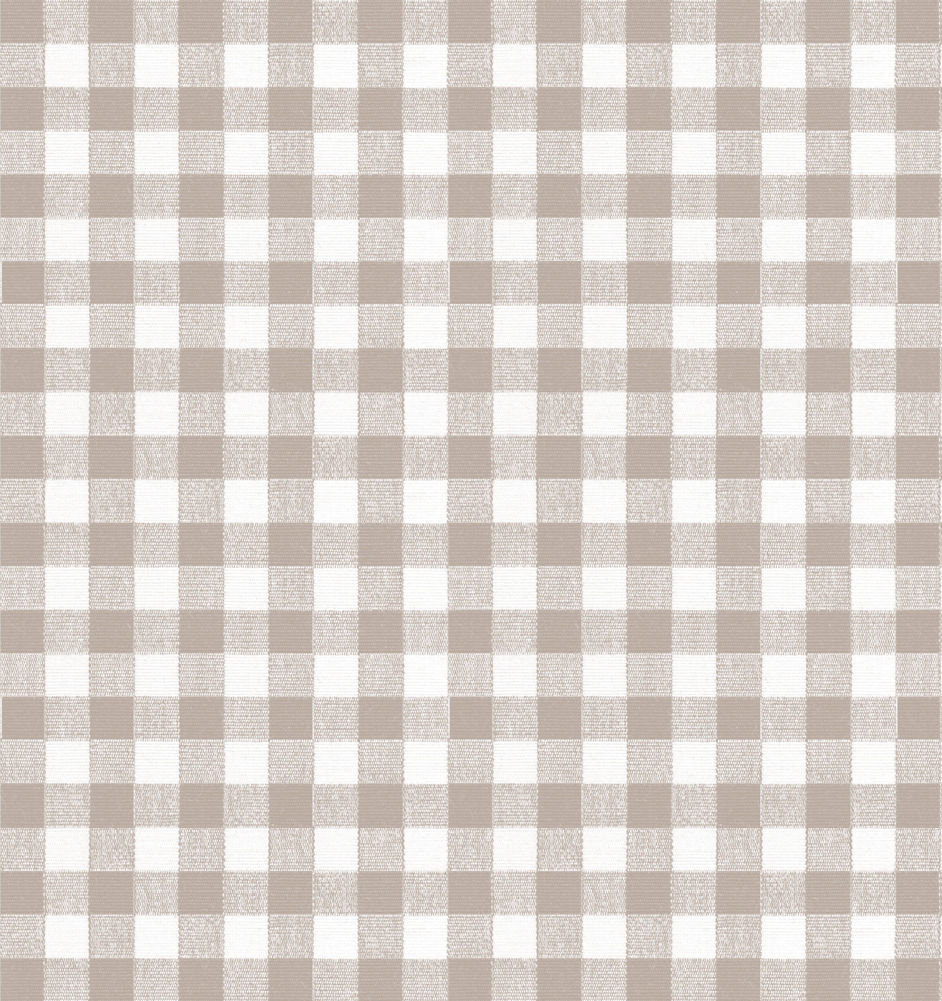 Circular Throw Pillow in Gingham - Hay