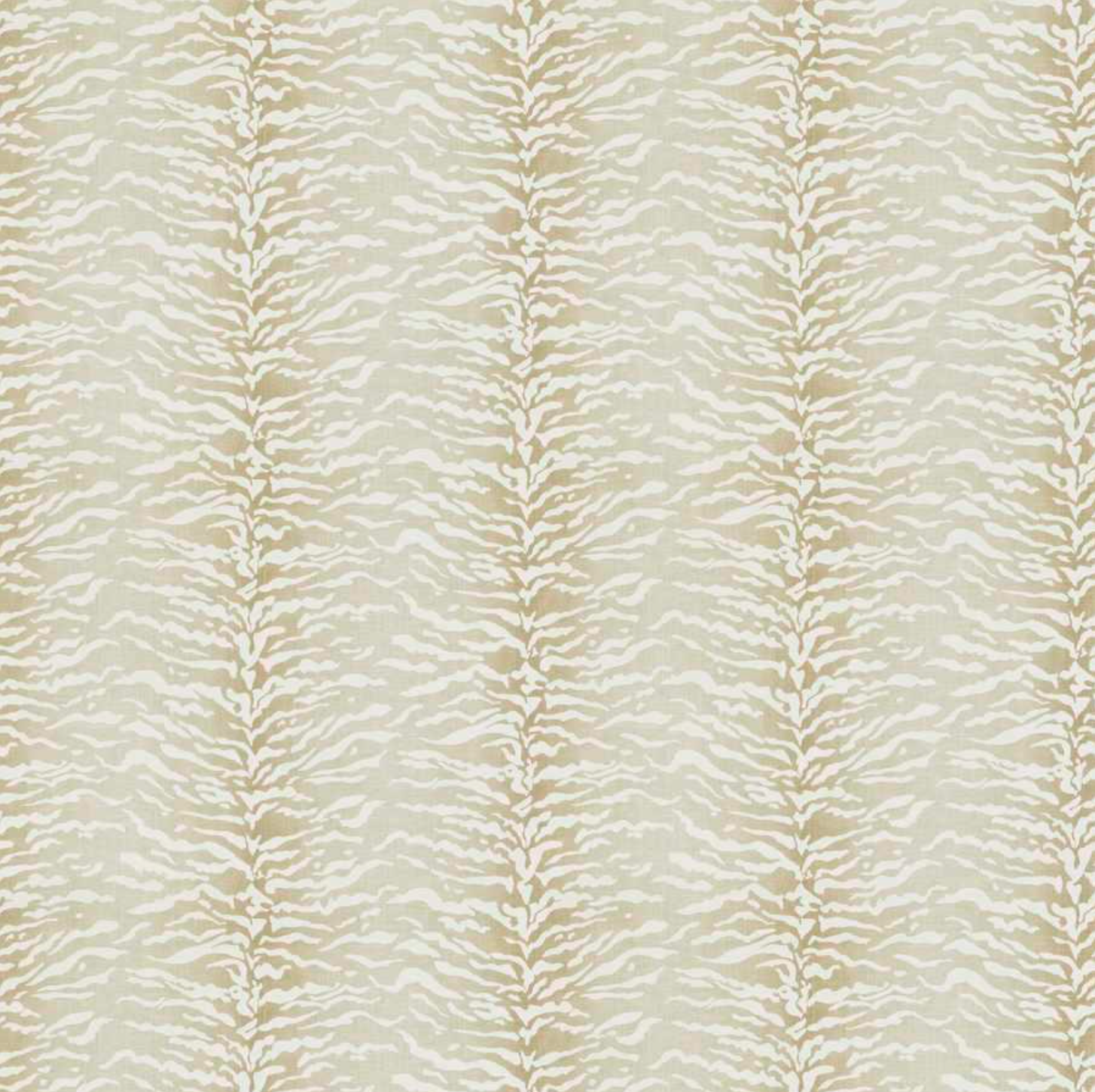 Circular Throw Pillow in Tiger - Linen